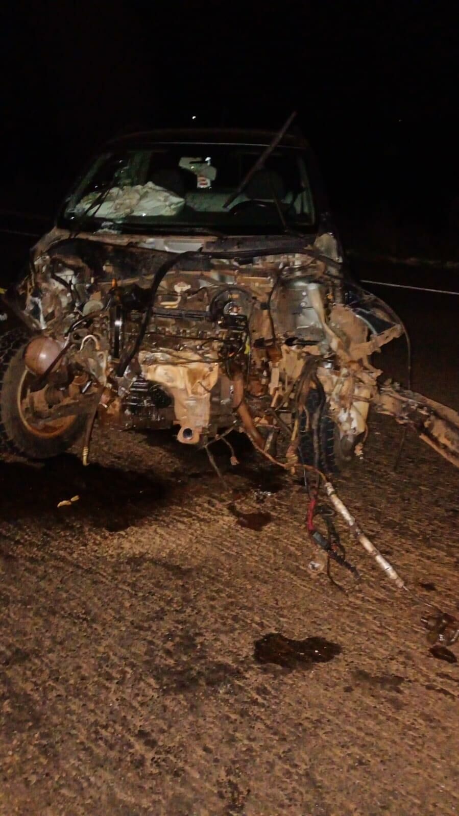 Imagem de compartilhamento para o artigo Acidente entre três veículos deixou dois feridos na BR-060 entre Paraíso das Águas e Chapadão do Sul da MS Todo dia